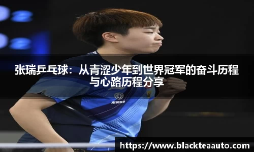 张瑞乒乓球：从青涩少年到世界冠军的奋斗历程与心路历程分享
